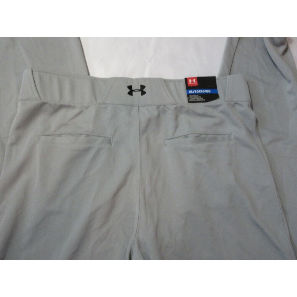 NWT Under Armour Mens UA Clean Up Cuffed Baseball Pants 1280995 Grey XL - Picture 6 of 7